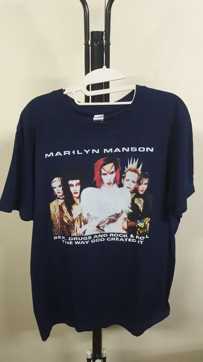 새상품)락티셔츠 Marilyn Manson 1999 tour date L